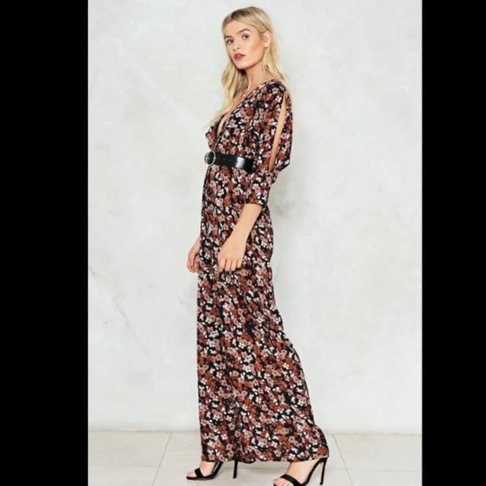 Nasty Gal Floral Jumpsuit - Picture 2 of 13